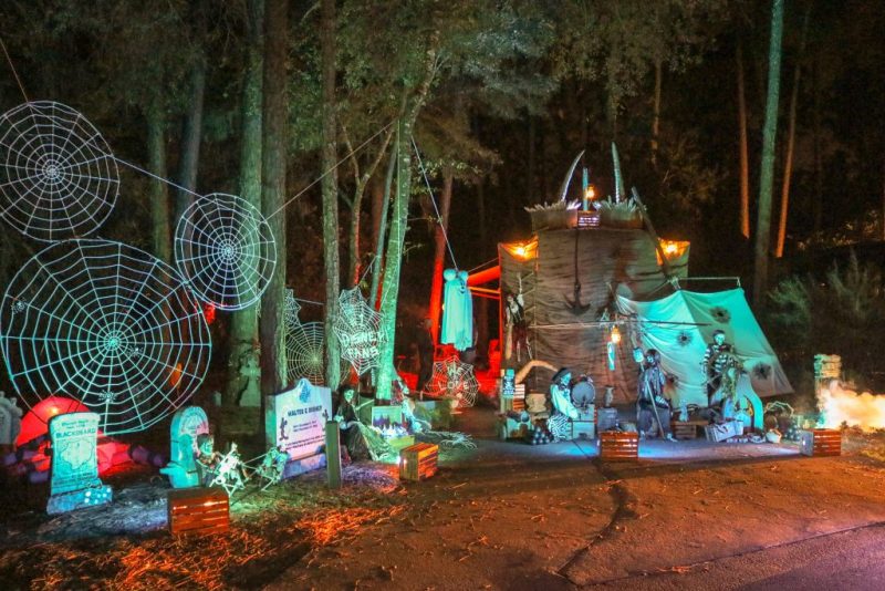 Disneyworld is a great Halloween destination and Ft. Wilderness makes an RV trip possible.