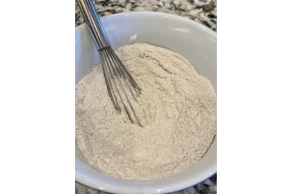 whisking pumpkin bread recipe RV baking